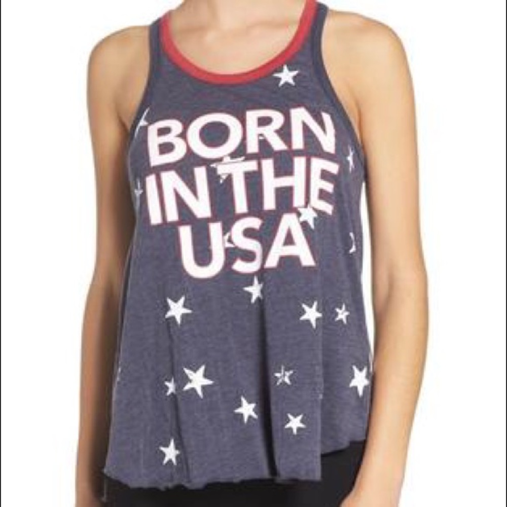 Chaser Born In The USA Swing Tank NWT
